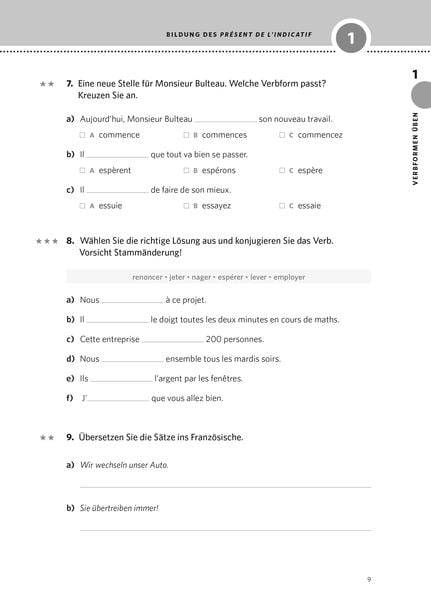PONS Verben & Zeiten trainieren Französisch
