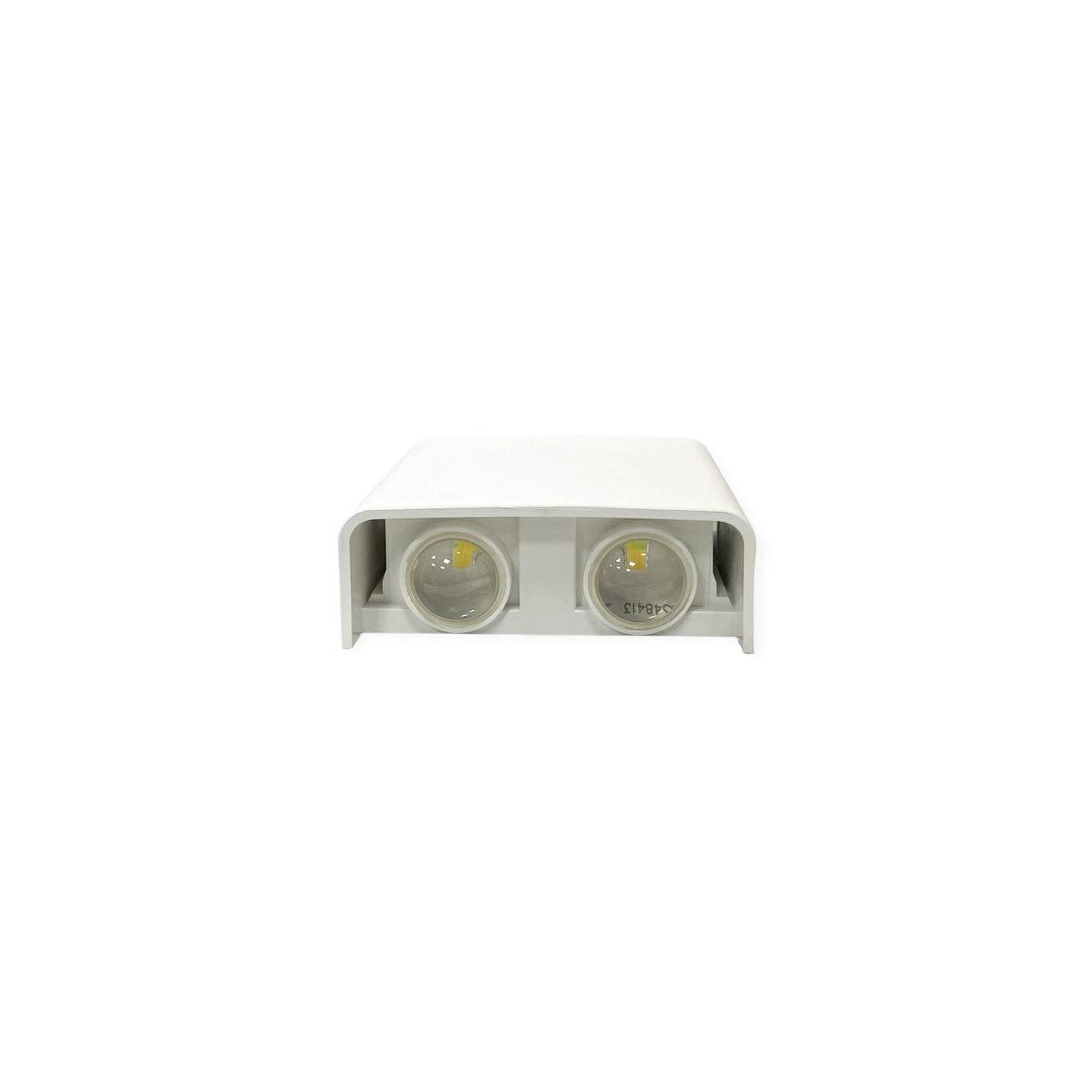 LED Wandleuchte 4W | IP65 Schutzart | CCT Wandleuchte einstellbare Farben 3000-6400 K | 360lm, Weiß