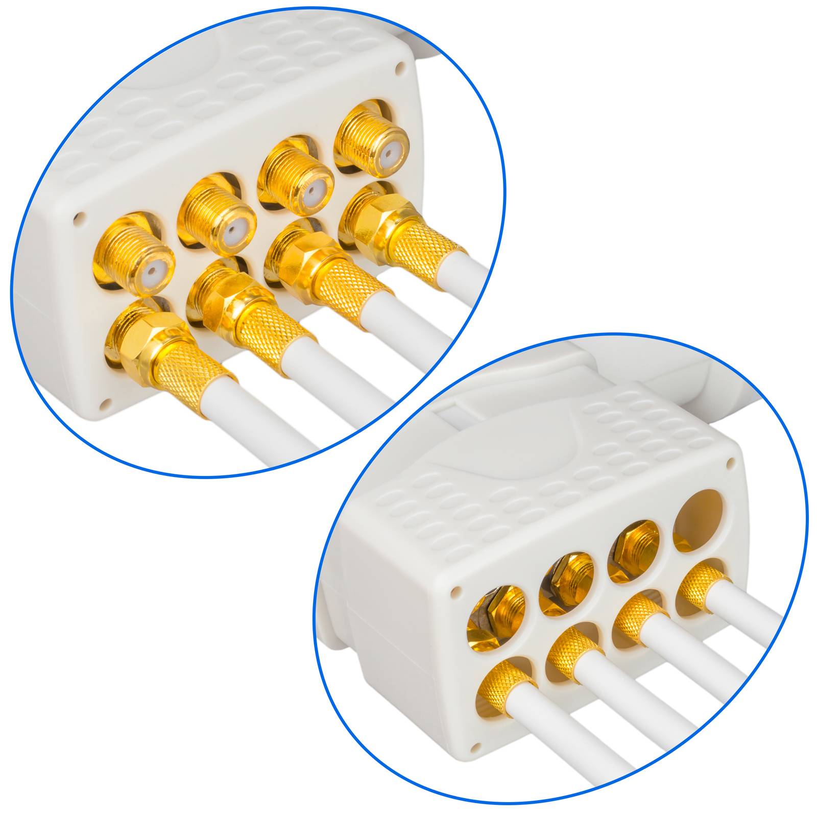 hb-digital LNB Octo UHD 808 W für 8 Teilnehmer extrem Witterungsbeständig