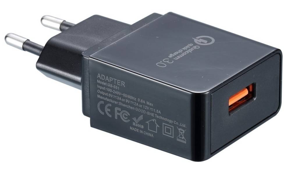 Hückmann USB Ladeadapter QC3.0 USB-QC3