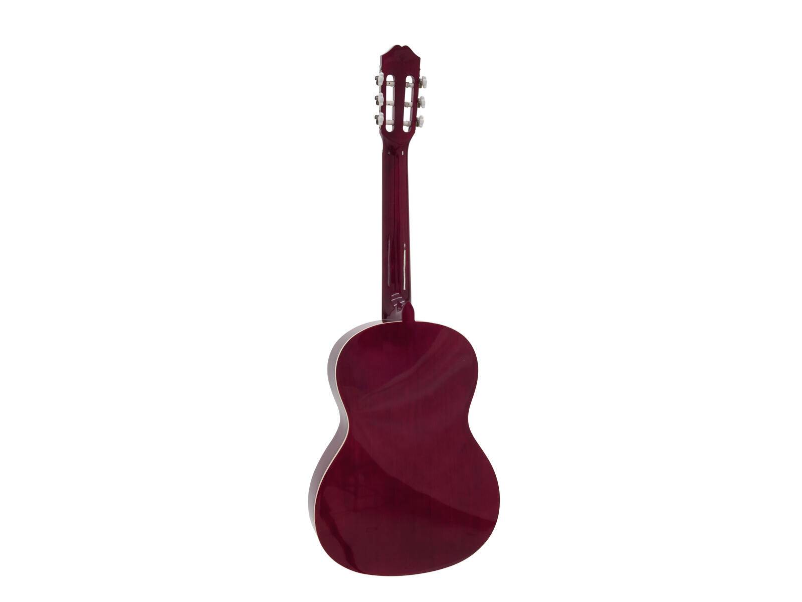 DIMAVERY AC-303 Klassikgitarre, rot