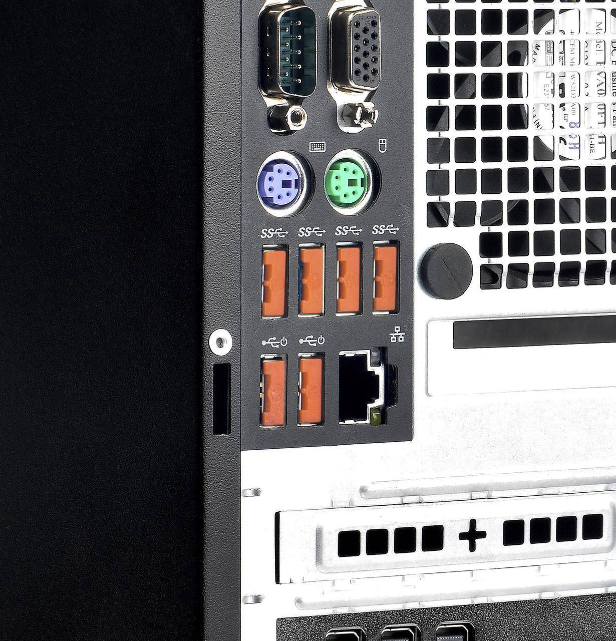 Smartkeeper UL03P1OR Schnittstellenblockierung Schnittstellenblockierung + Schlüssel USB Typ-A Orange Kunststoff 10 Stüc