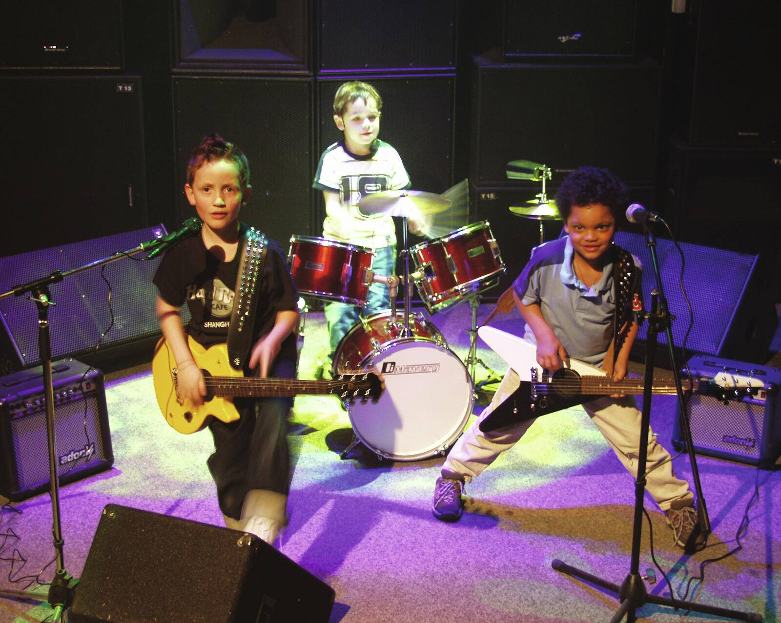 DIMAVERY JDS-305 Kinder Schlagzeug, rot