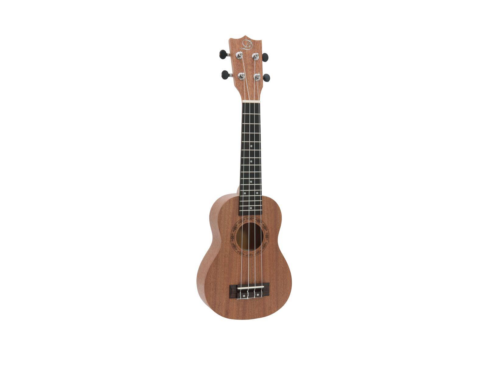 DIMAVERY UK-400 Ukulele Sopran Zoll Basswood Zoll