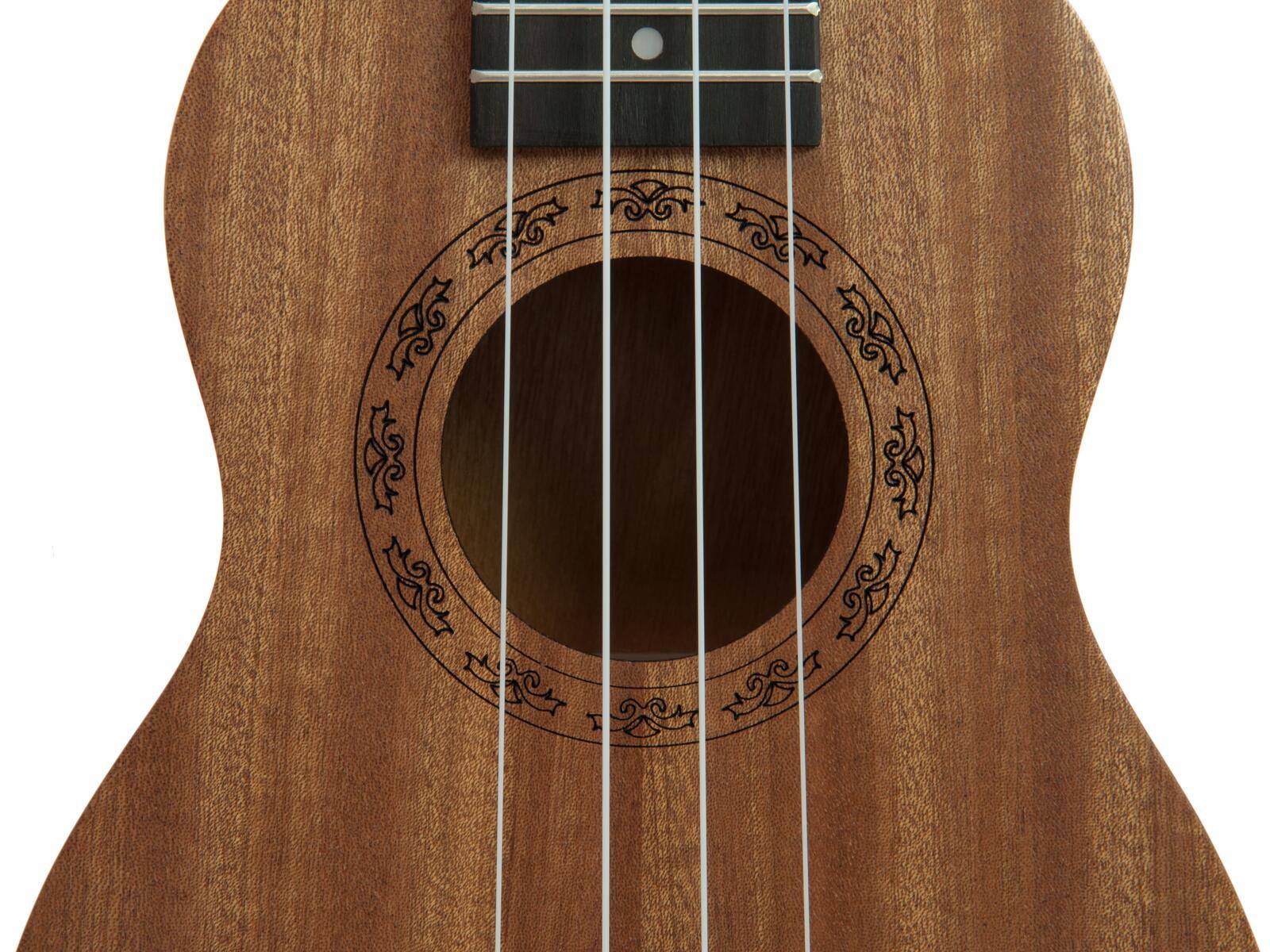 DIMAVERY UK-400 Ukulele Sopran Zoll Basswood Zoll