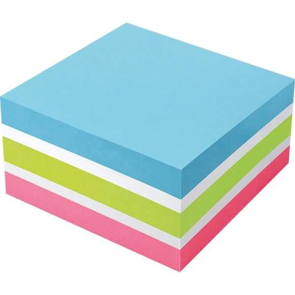 Haftnotizwürfel 5819 75x75mm 400 Blatt brilliant.bl/gn/pi
