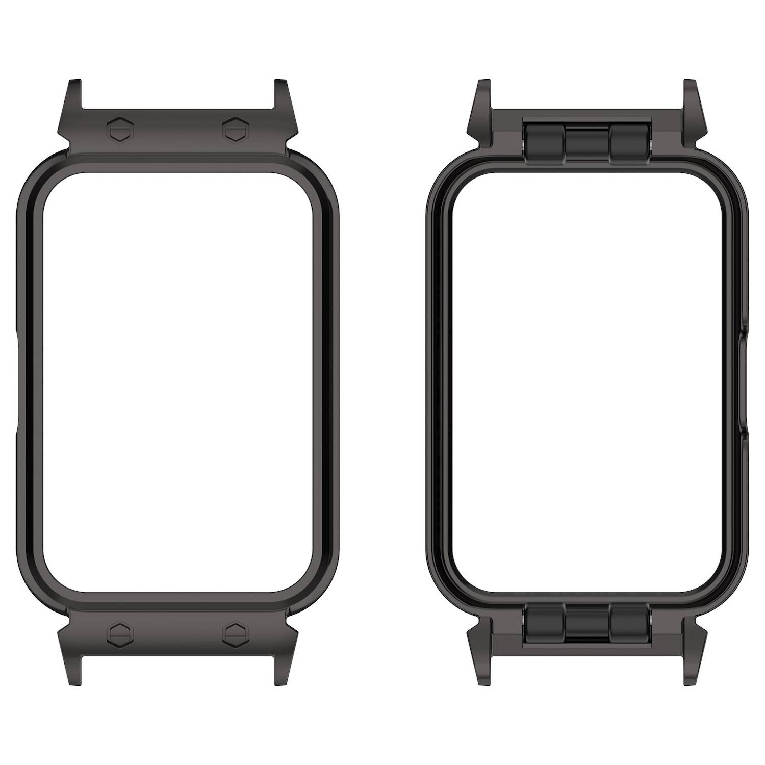 Für Samsung Galaxy Fit 3 Metallrahmen Schutz Gehäuse Hülle Schwarz