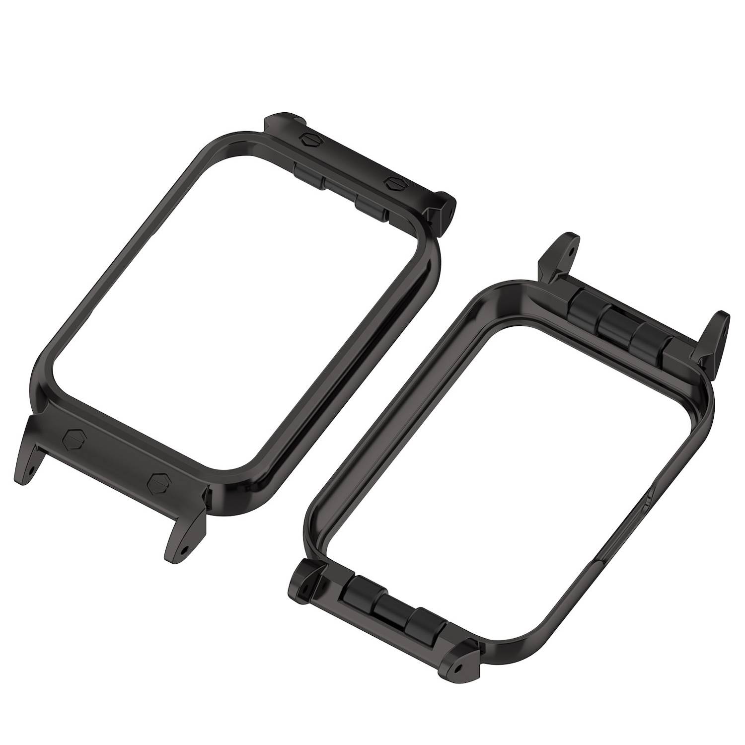 Für Samsung Galaxy Fit 3 Metallrahmen Schutz Gehäuse Hülle Schwarz