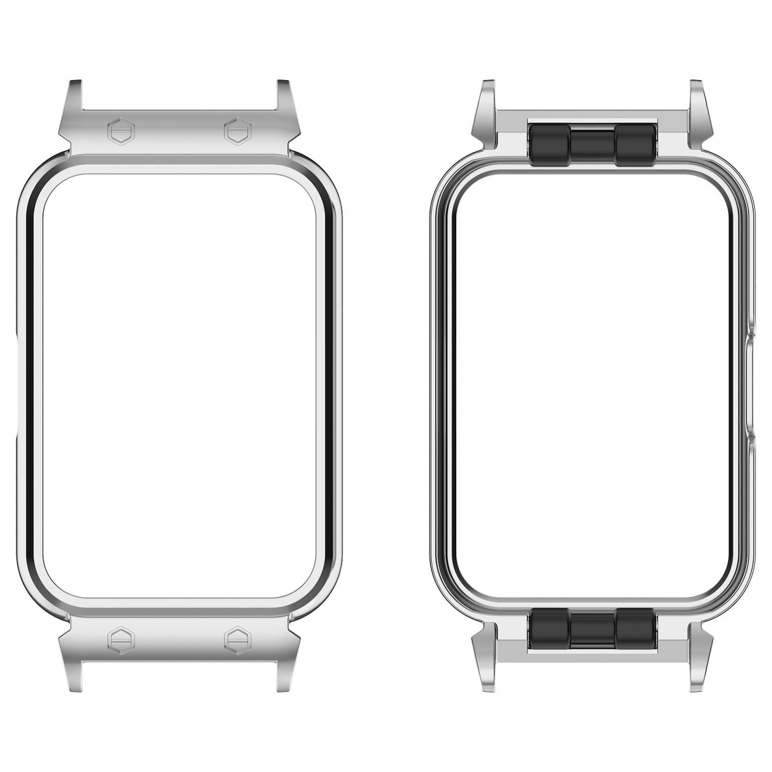 Für Samsung Galaxy Fit 3 Metallrahmen Schutz Gehäuse Hülle Silber