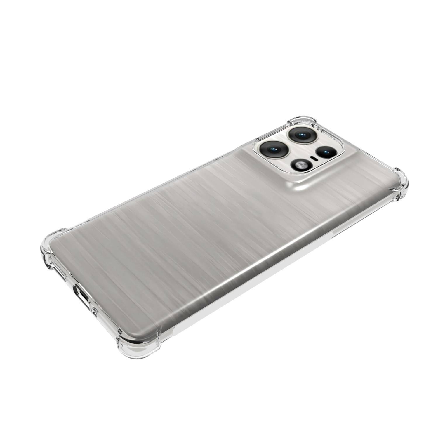 Für Motorola Edge 50 Pro 5G Schock TPU Schutz Hülle Case Transparent