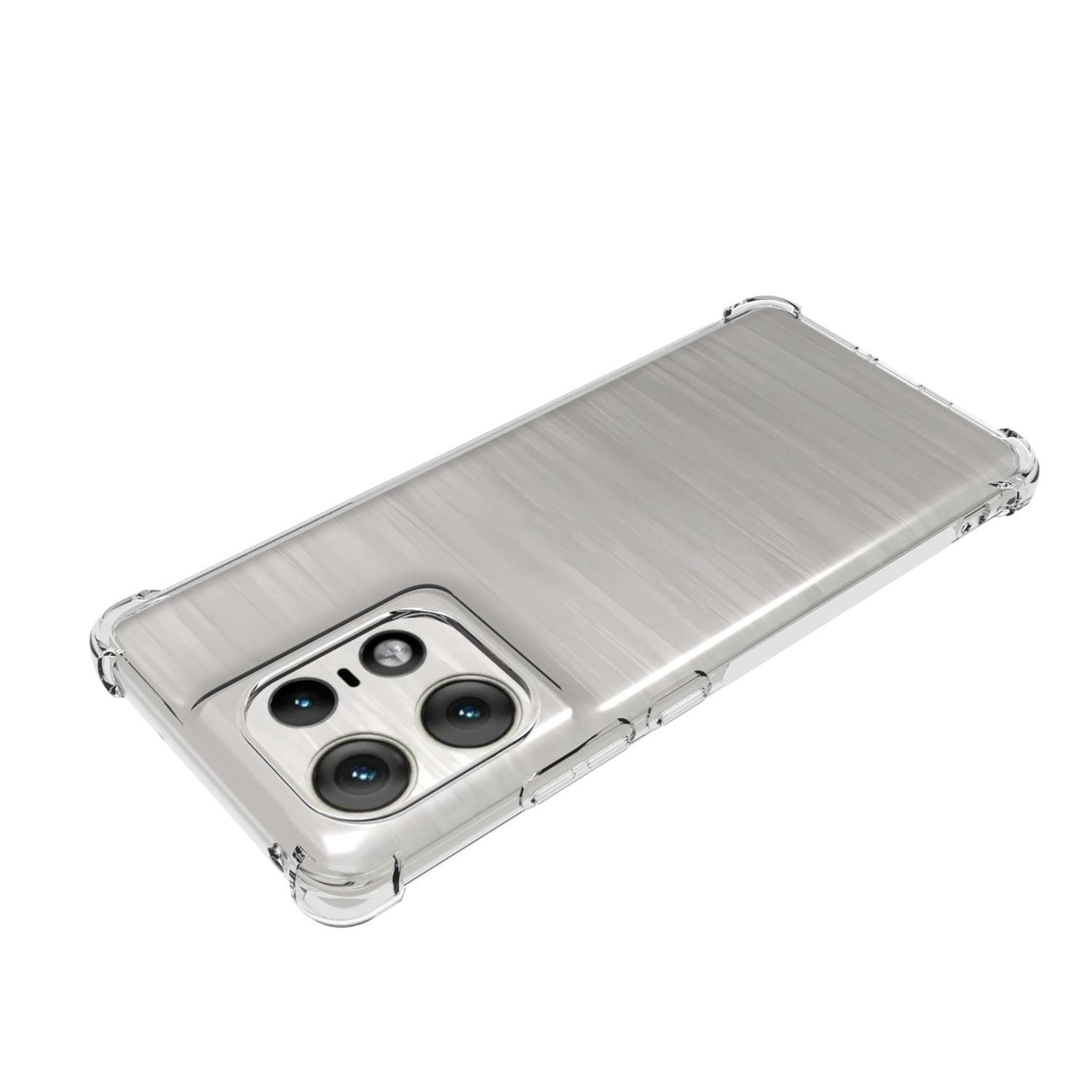 Für Motorola Edge 50 Pro 5G Schock TPU Schutz Hülle Case Transparent