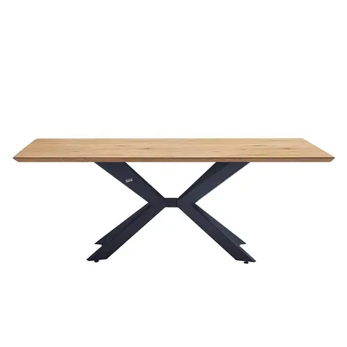 ESSGRUPPE ECKIG AVENCIA - Ausführung: NODA Webstoff Grau / Braun, Menge: 6 Stühle ESSGRUPPE ECKIG AVENCIA - Ausführung: NODA Webstoff Grau / Braun, Menge: 6 Stühle