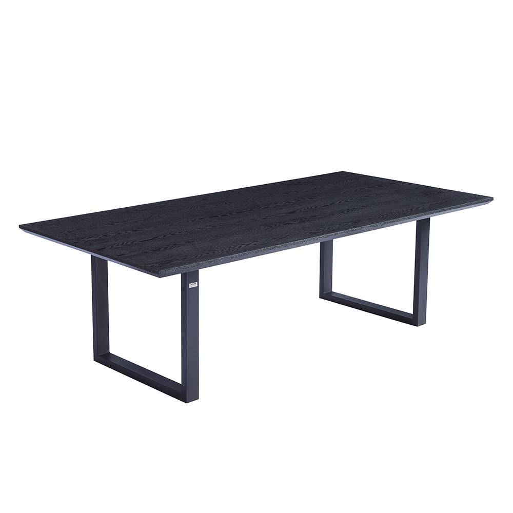 ESSGRUPPE ECKIG AVENCIA - Ausführung: IKALO Webstoff Grau / Braun, Menge: 8 Stühle