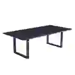 ESSGRUPPE ECKIG AVENCIA - Ausführung: IKALO Webstoff Grau / Braun, Menge: 8 Stühle ESSGRUPPE ECKIG AVENCIA - Ausführung: IKALO Webstoff Grau / Braun, Menge: 8 Stühle