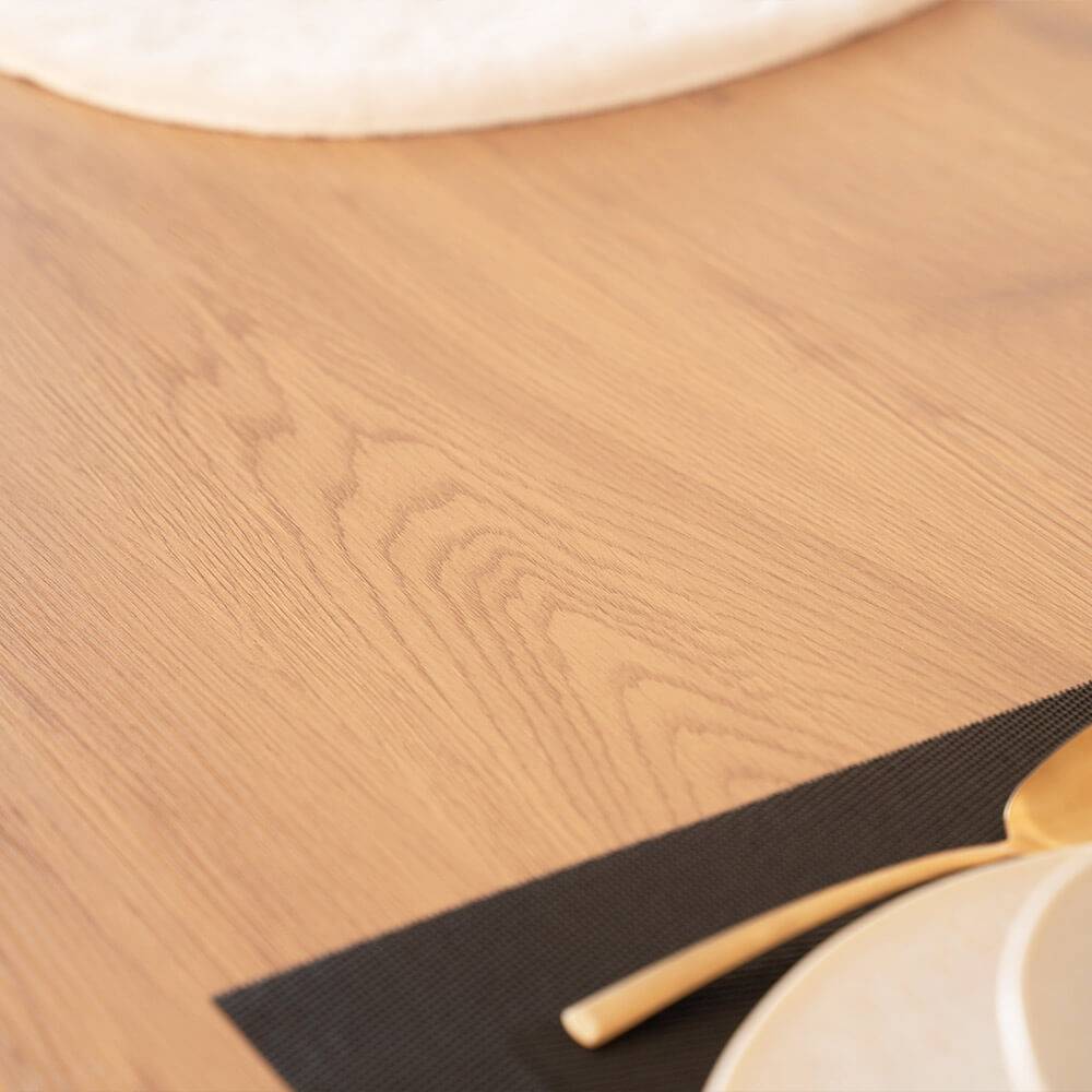 ESSGRUPPE ECKIG AVENCIA - Ausführung: NODA Cord Creme, Menge: 6 Stühle