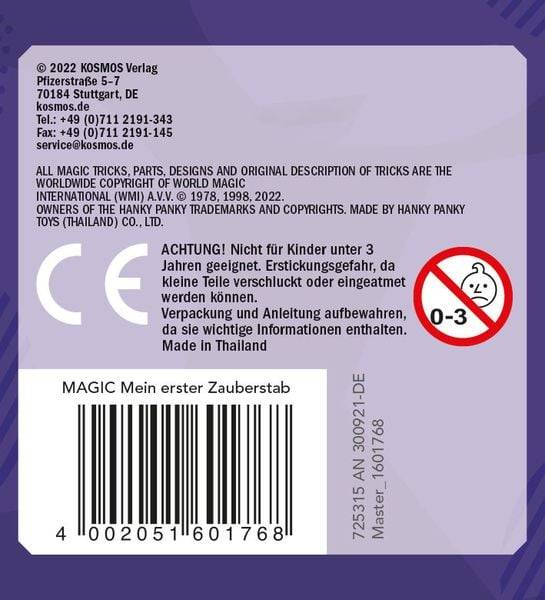 Kosmos 601768 - Mein erster Zauberstab, sortiert, 1 Stück