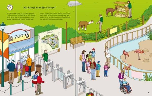 Wieso? Weshalb? Warum? Stickerheft: Im Zoo