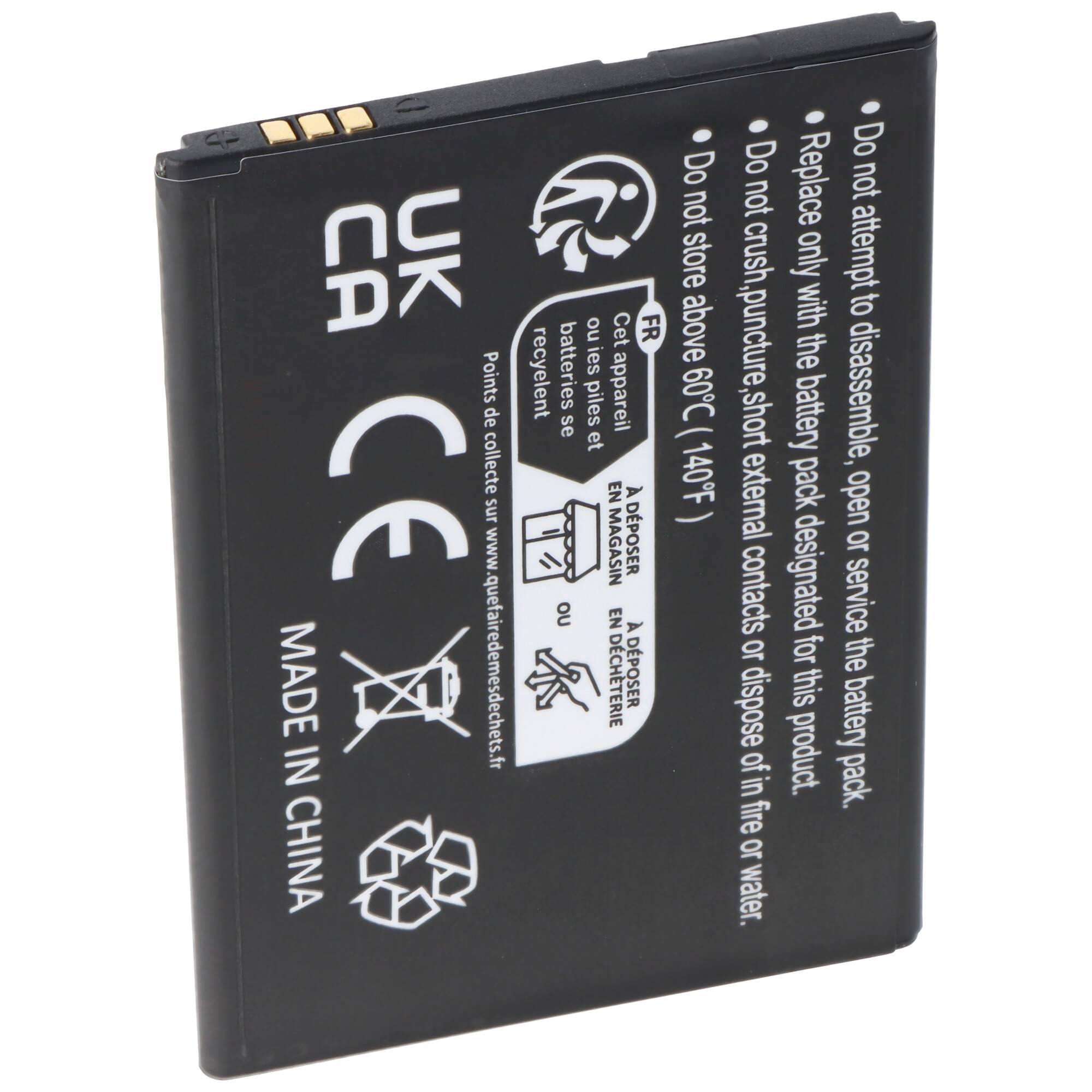 Akku passend für Emporia Smart 3, Emporia AK-S3, Lithium-Polymer Akku, 3,8V 2100mAh