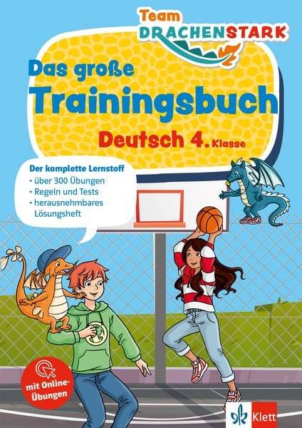 Team Drachenstark: Das großes Trainingsbuch Deutsch 4. Klasse
