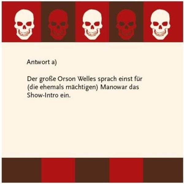 Heavy Metal-Quiz (Neuauflage)