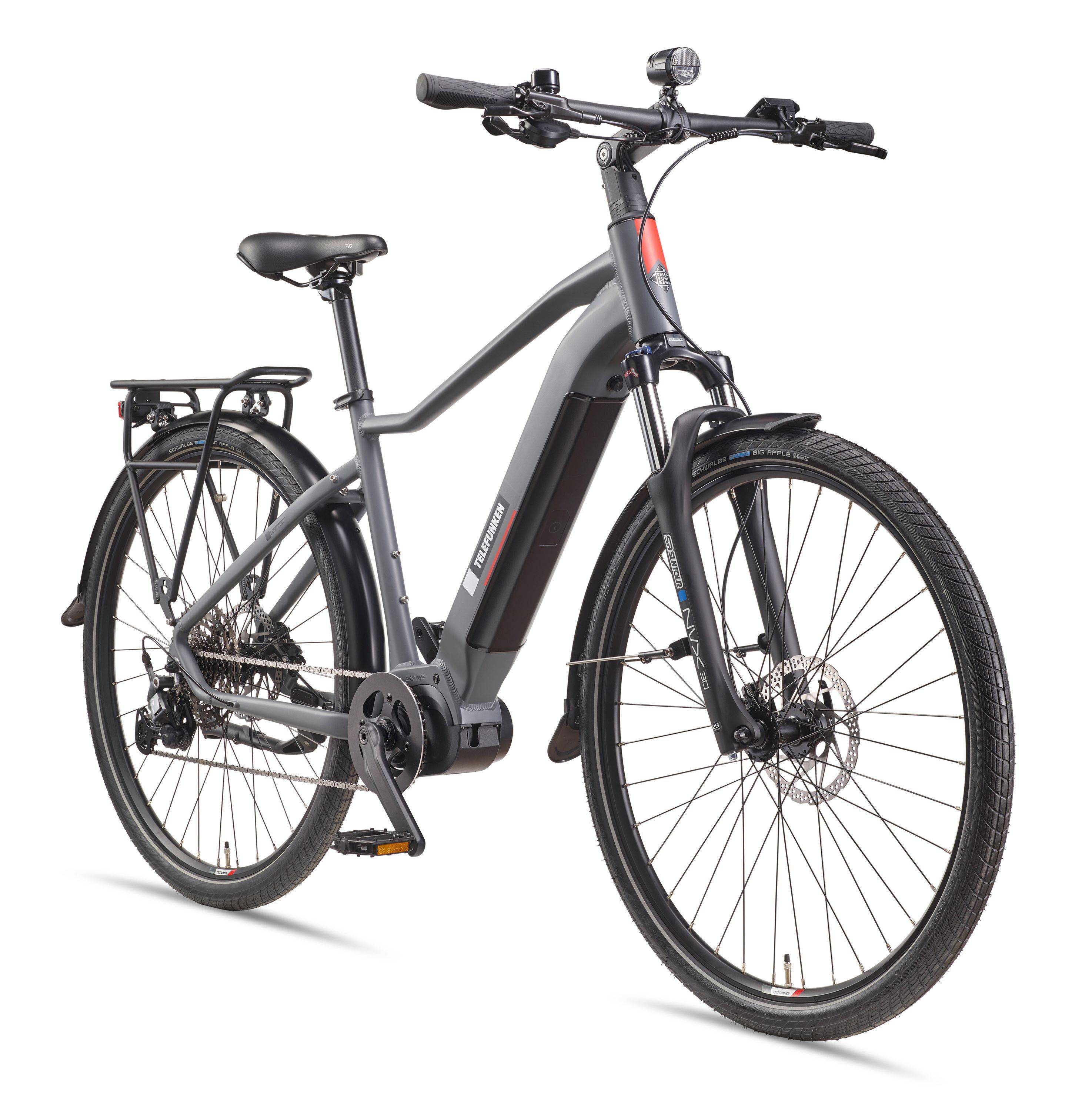 Telefunken City SUV E-Bike | Elektrofahrrad 29 Zoll | Mittelmotor | 10-Gang Kettenschaltung | 720 Wh Akku