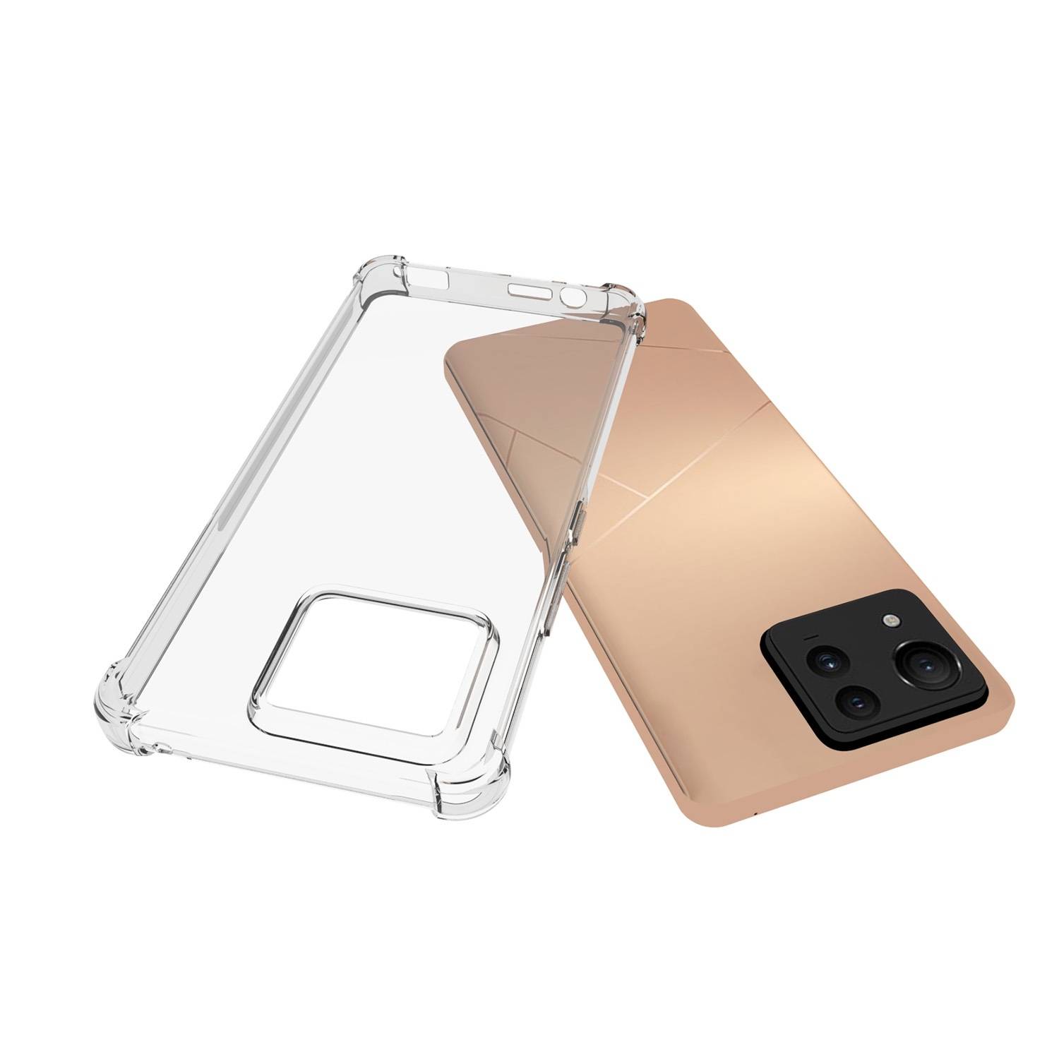 Für Asus Zenfone 11 Ultra Schock TPU Schutz Handy Hülle Transparent