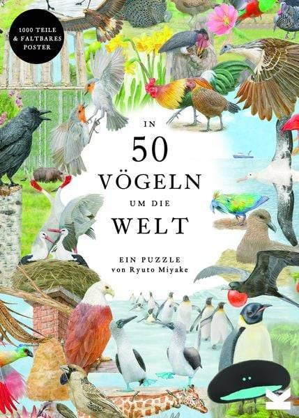 Laurence King Verlag - In 50 Vögeln um die Welt, 1000 Teile