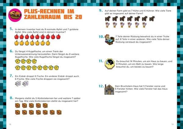 Mathe für Minecrafter - Textaufgaben