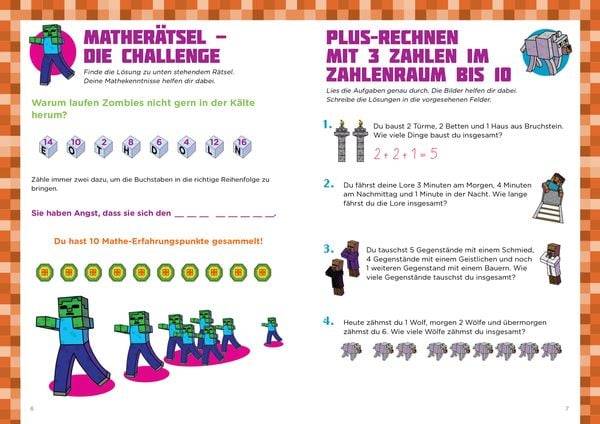 Mathe für Minecrafter - Textaufgaben