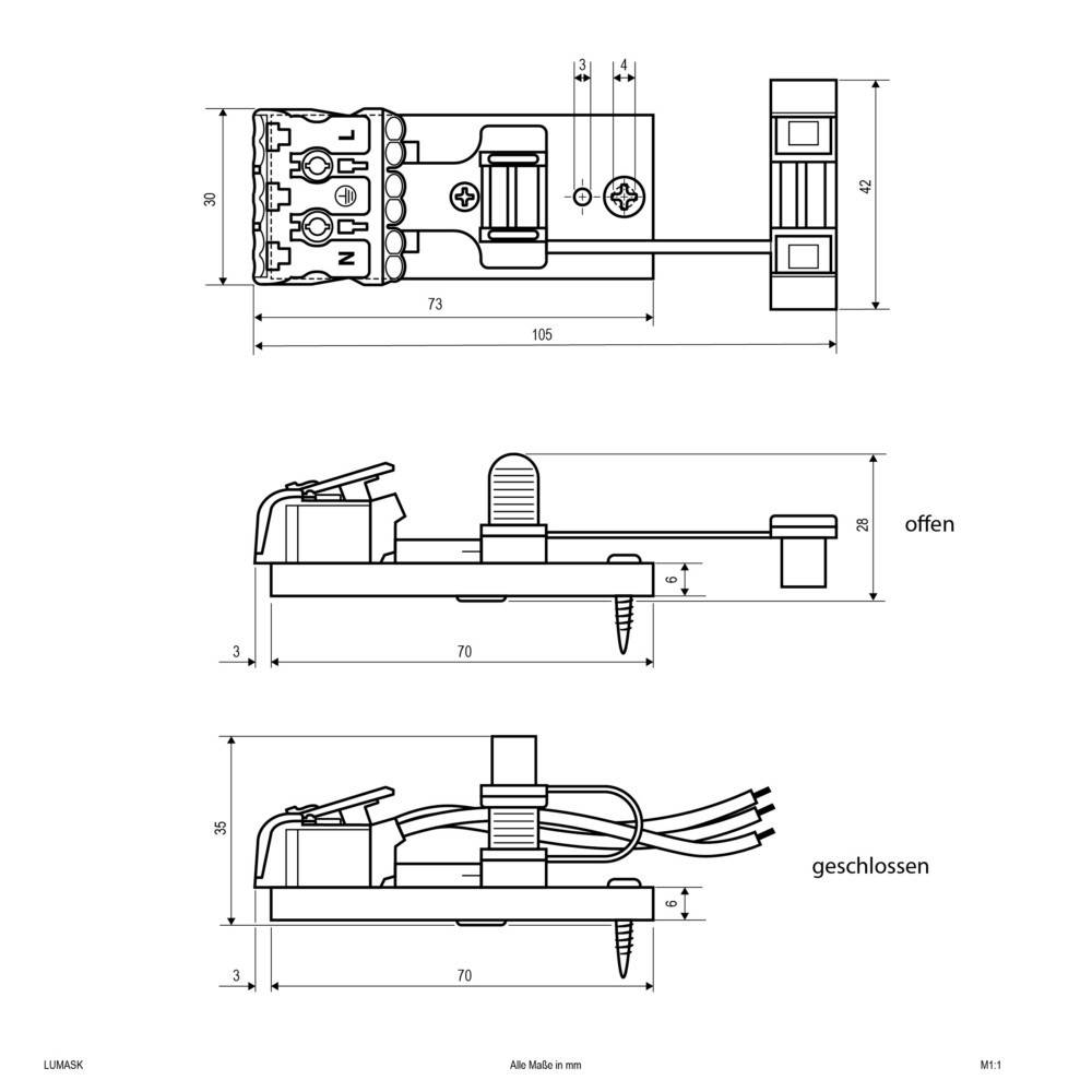 EVN Lichttechnik Anschlusssklemme LUMASK