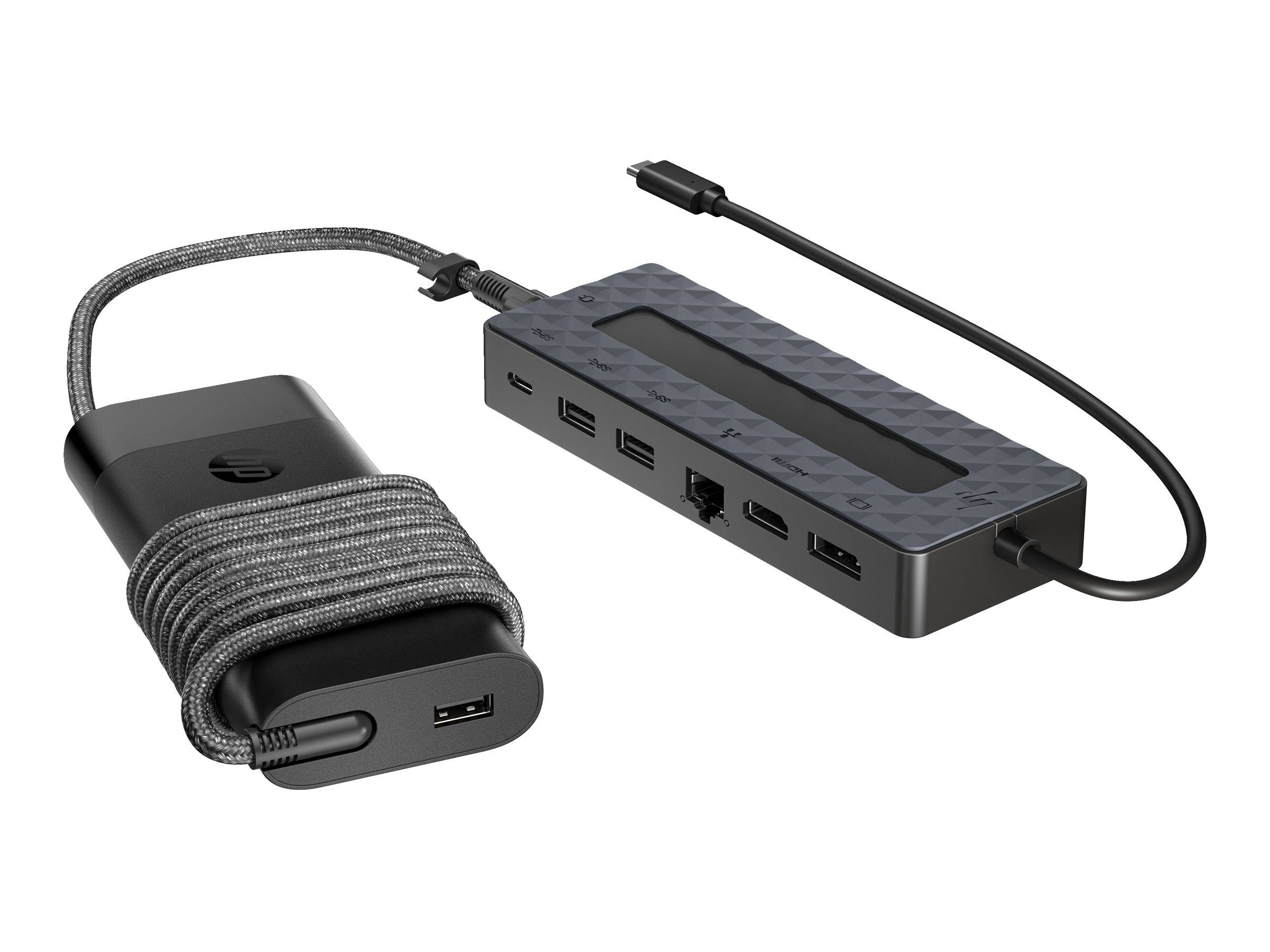 HP Universal - Dockingstation - USB-C - HDMI, DP - 10Mb LAN - mit Laptopladegerät
