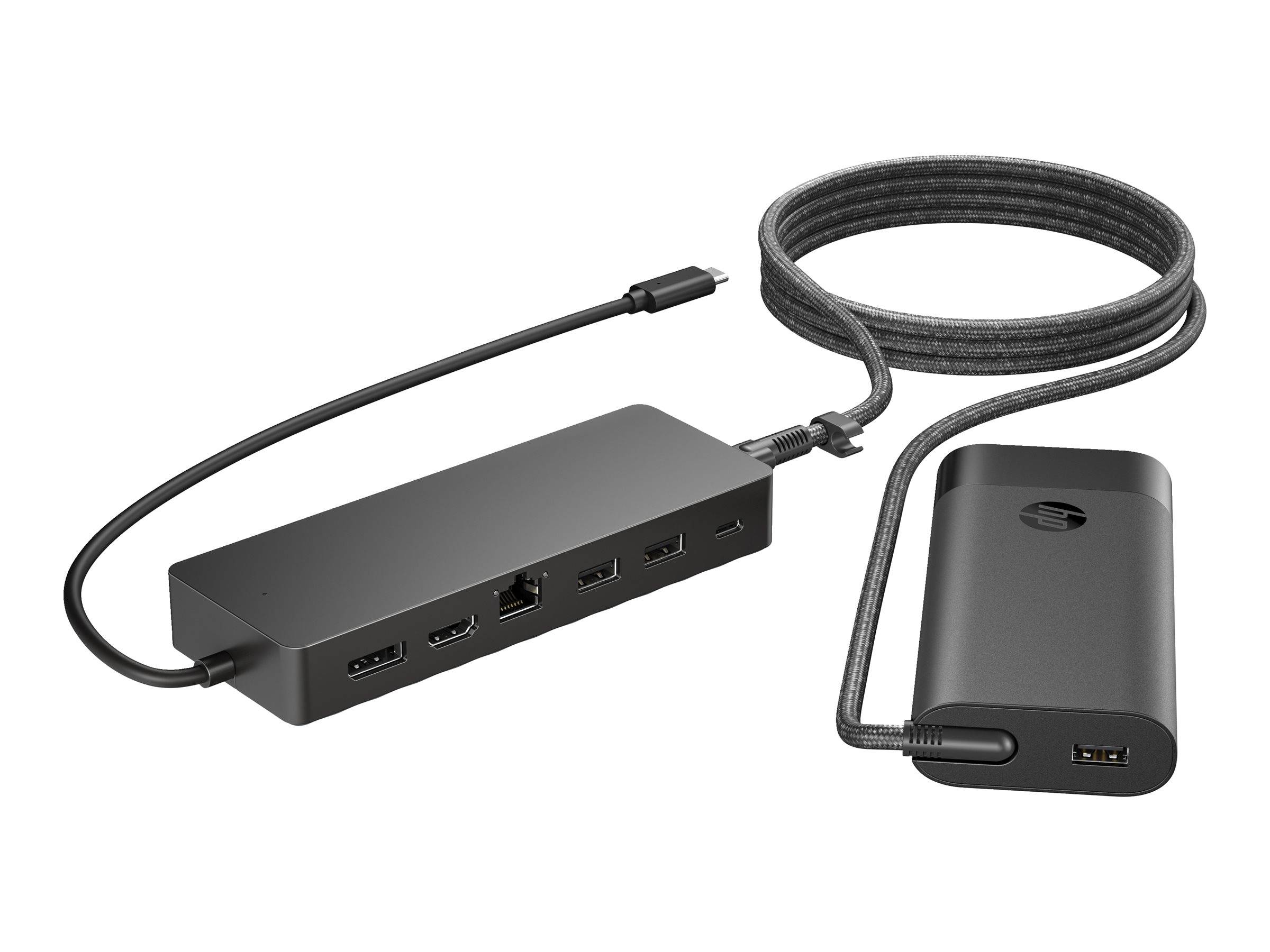 HP Universal - Dockingstation - USB-C - HDMI, DP - 10Mb LAN - mit Laptopladegerät