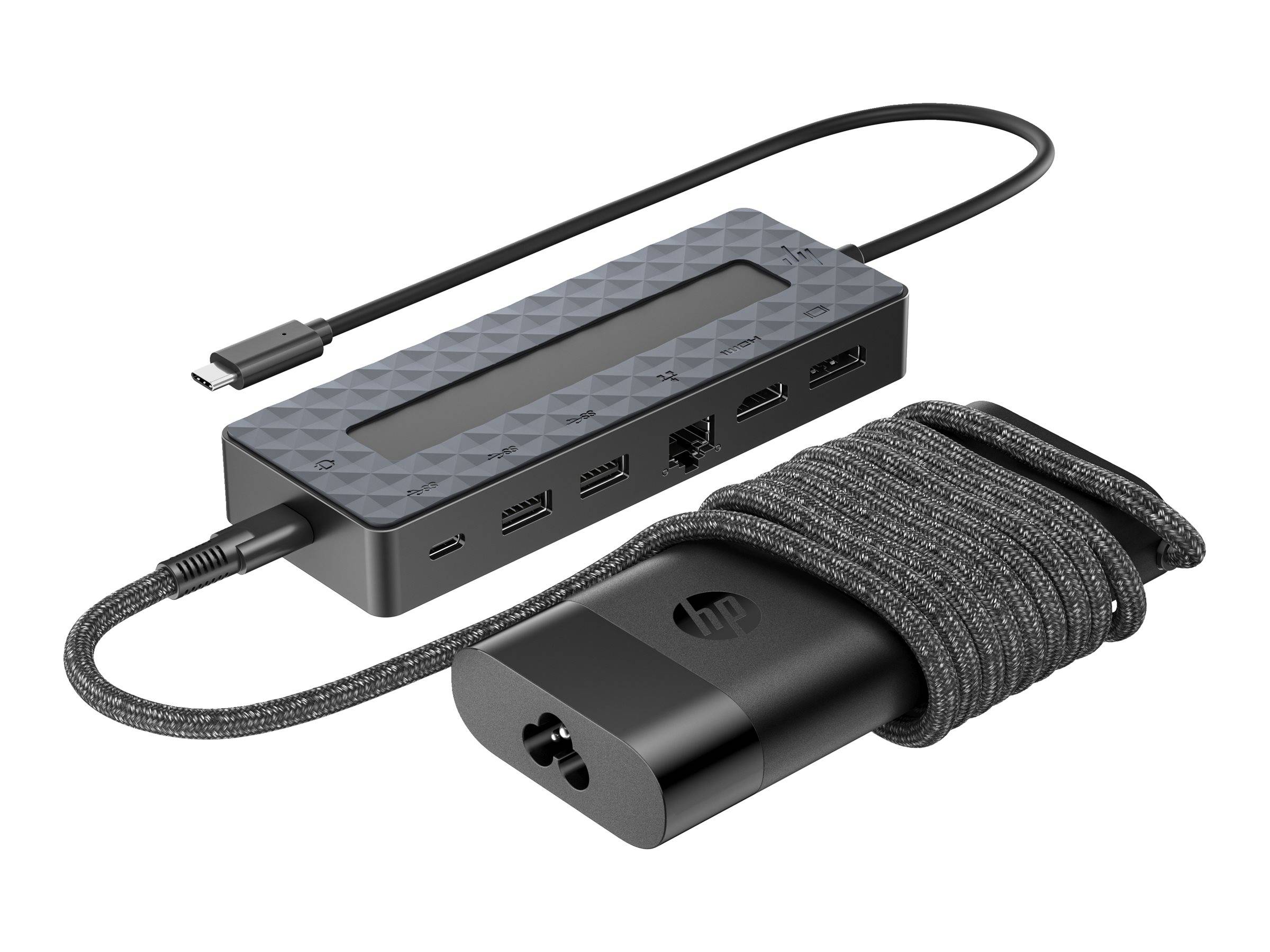 HP Universal - Dockingstation - USB-C - HDMI, DP - 10Mb LAN - mit Laptopladegerät