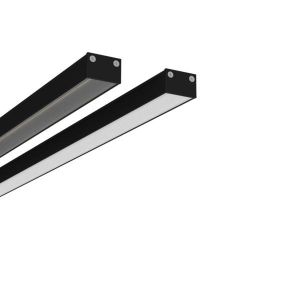 LTS Licht&Leuchten Anbauprofil 3m DCL-P-U1 001/3000 sw