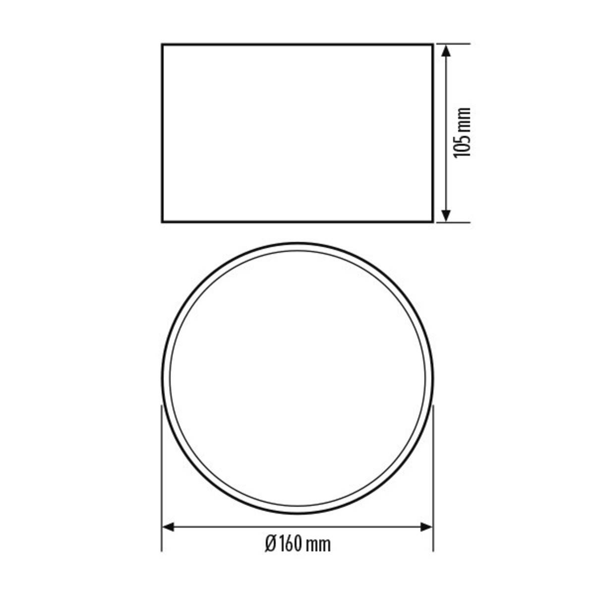 ESYLUX Transparenter Diffusor ALVA BL #EL00007002