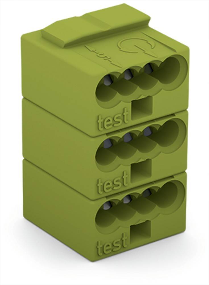 WAGO GmbH & Co. KG 4-Leiter-Federleiste 243-744/000-007