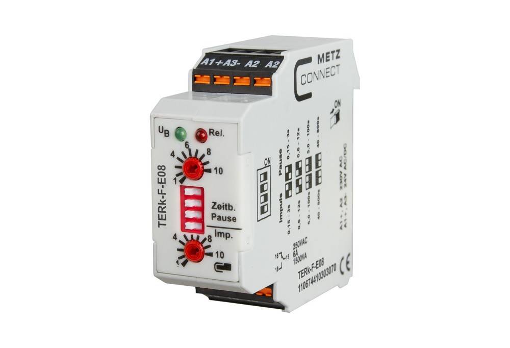 Metz Connect TERk-F-E08, 230 V AC, 24 V 110674410303070