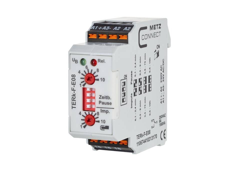 Metz Connect TERk-F-E08, 230 V AC, 24 V 110674410313170
