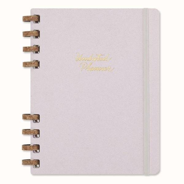 Moleskine Undatierter Life Kalender Mit Spiralbindung, Xl, Wochen-Monatskalender, Fester Einband, Crush Grape
