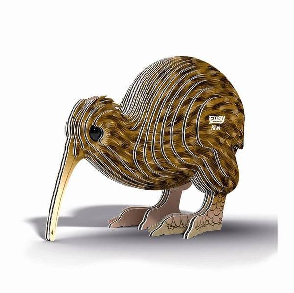 Eugy - 3D Bastelset Brauner Kiwi