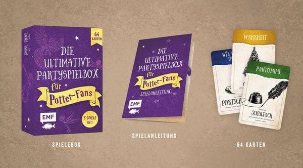 Kartenspiel: Die ultimative Partyspielbox für Harry Potter-Fans