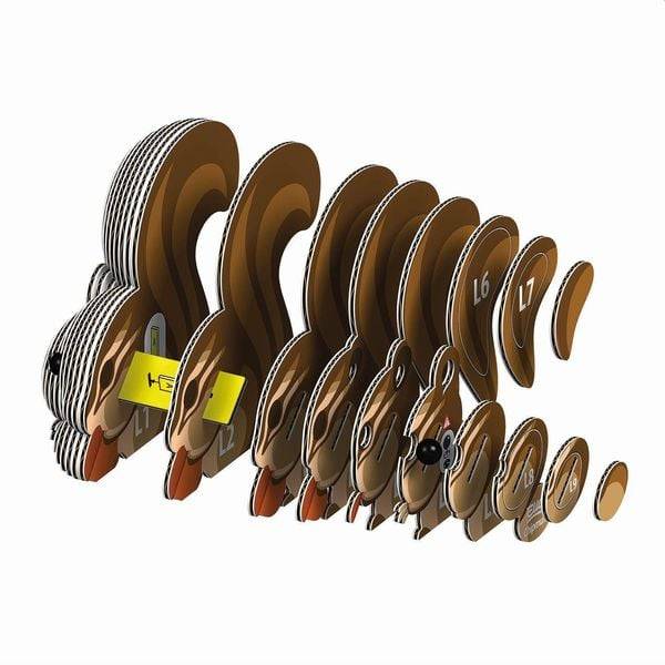 Eugy - 3D Bastelset Eichhörnchen