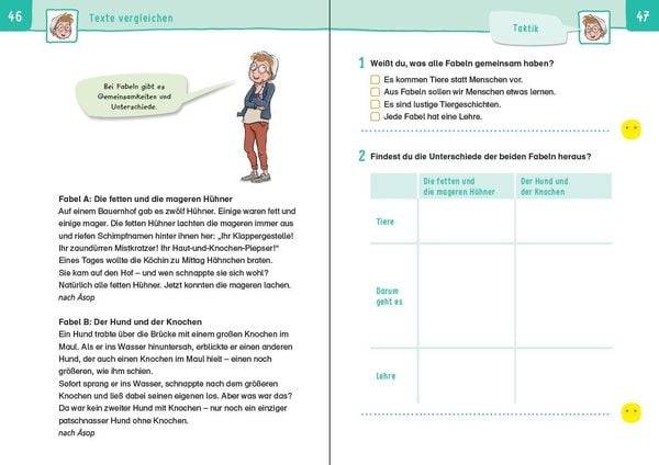 Übungsheft - Lesen 4. Klasse