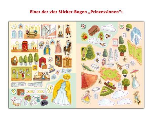 Wieso? Weshalb? Warum? Stickerheft: Prinzessinnen