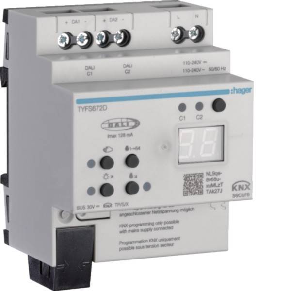Hager KNX/DALI 2 Gateway TYFS672D