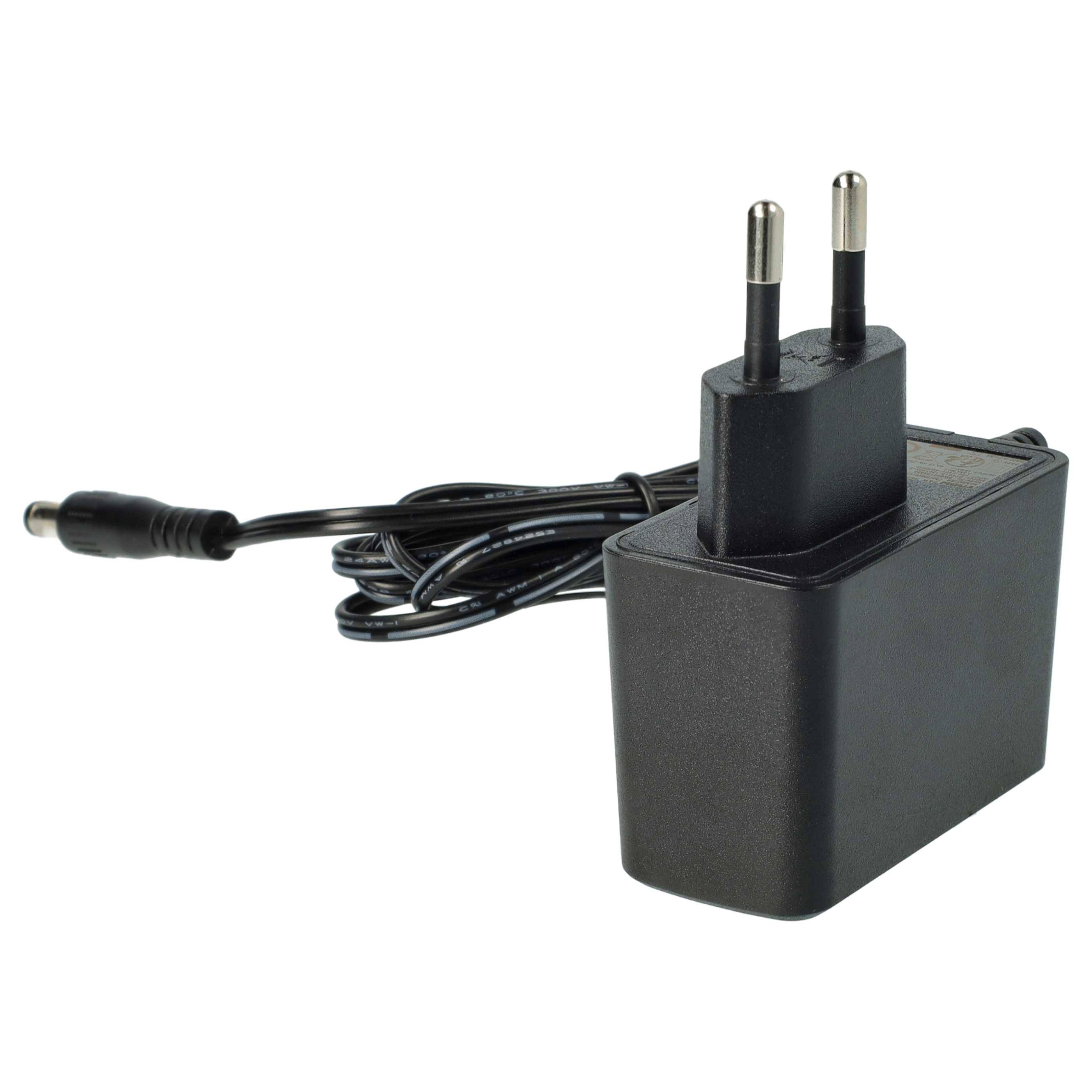 vhbw Netzteil kompatibel mit Yamaha DD-65, DGX-220, EZ-200, EZ200, NP30, PSR-213, PSR-313 Keyboard, E-Pianos - 120 cm