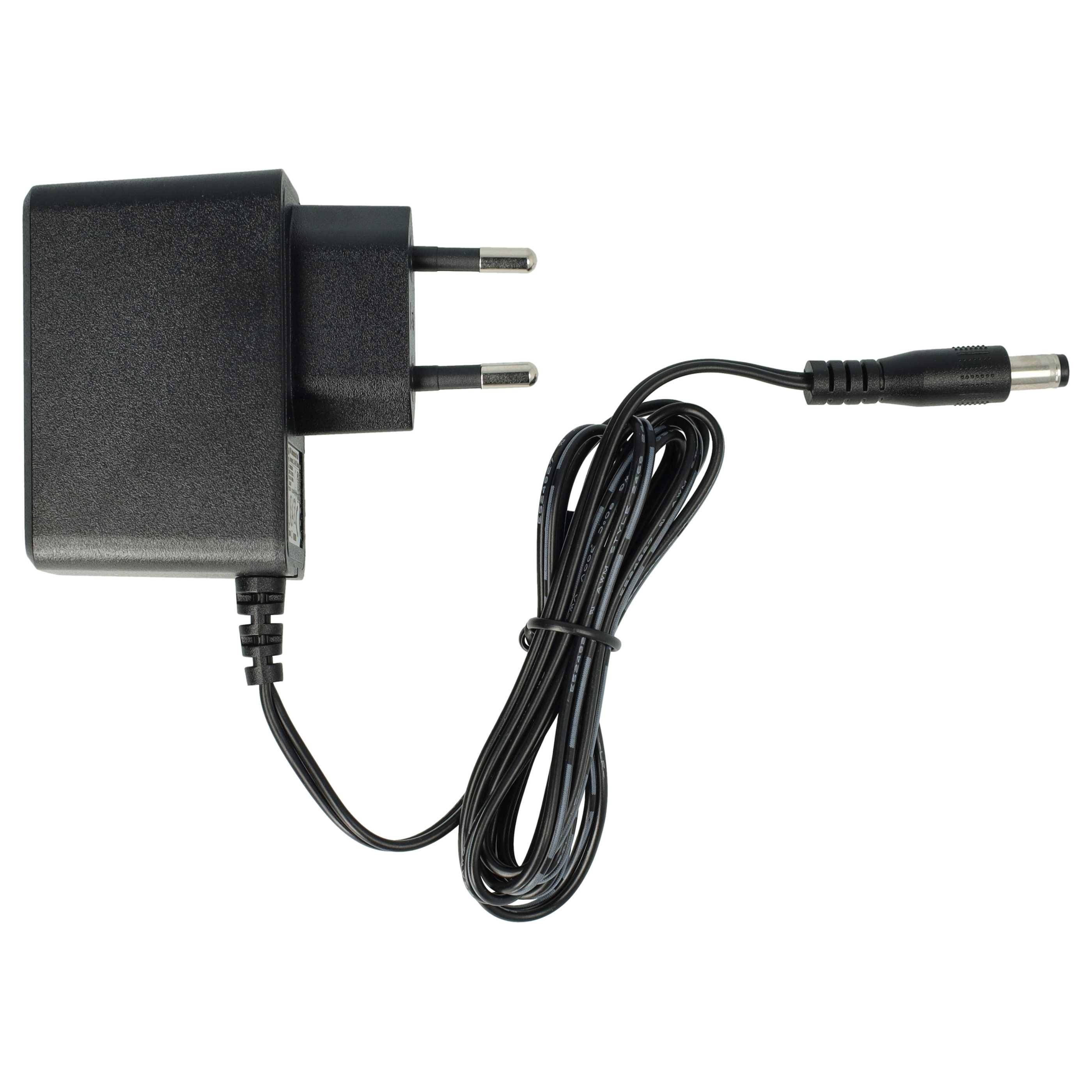 vhbw Netzteil kompatibel mit Yamaha DD-65, DGX-220, EZ-200, EZ200, NP30, PSR-213, PSR-313 Keyboard, E-Pianos - 120 cm
