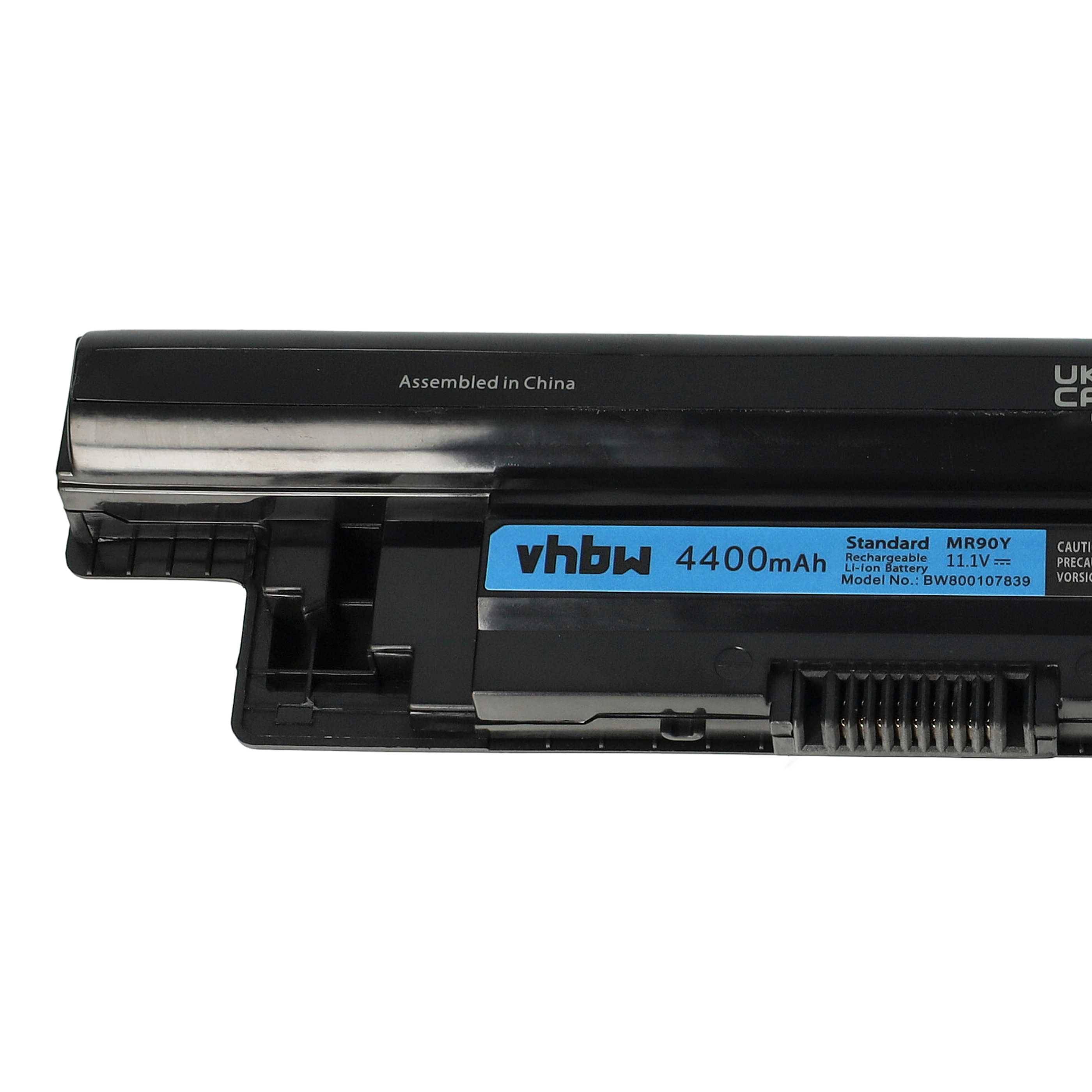 vhbw Akku kompatibel mit Dell Inspiron 5521, 3521, 3543, 3721, 3537, 3521 Series, 3531, 5521-0521 Notebook (4400 mAh, 11,1 V, Li-Ion)