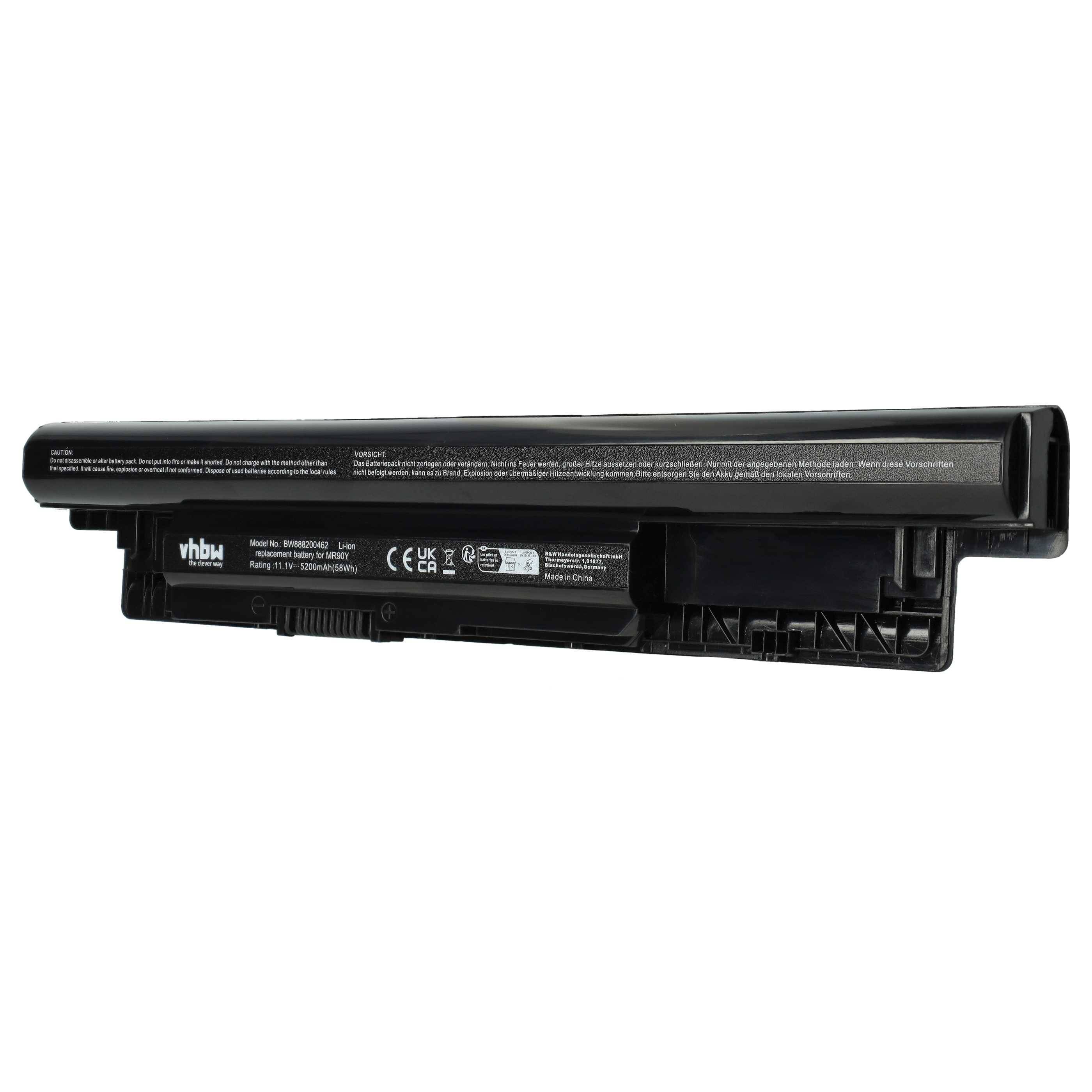 vhbw Akku kompatibel mit Dell Vostro M3441D-1428R, M3441D-1428B Notebook (5200 mAh, 11,1 V, Li-Polymer)