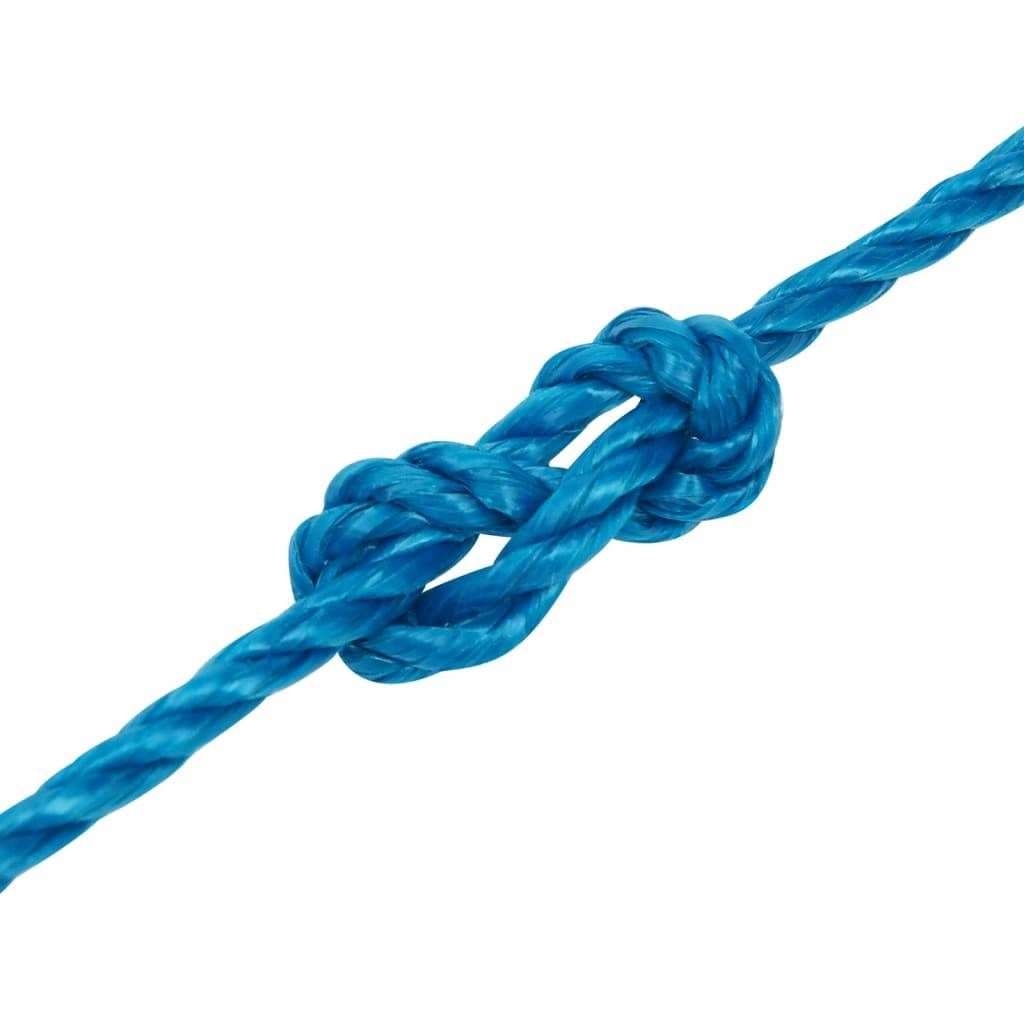 vidaXL Arbeitsseil Blau 3 mm 50 m Polypropylen